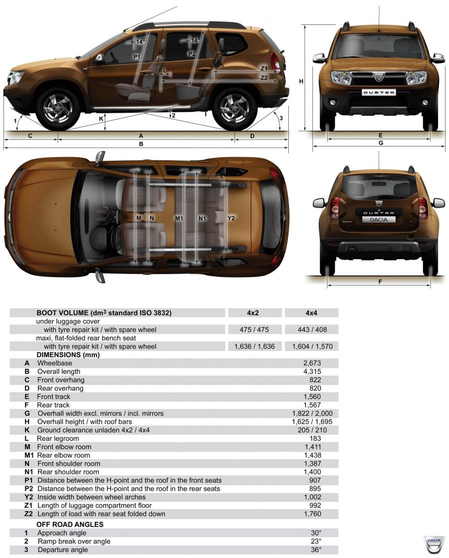 Схема Dacia Duster 2010 года  (фото 19 из 66)